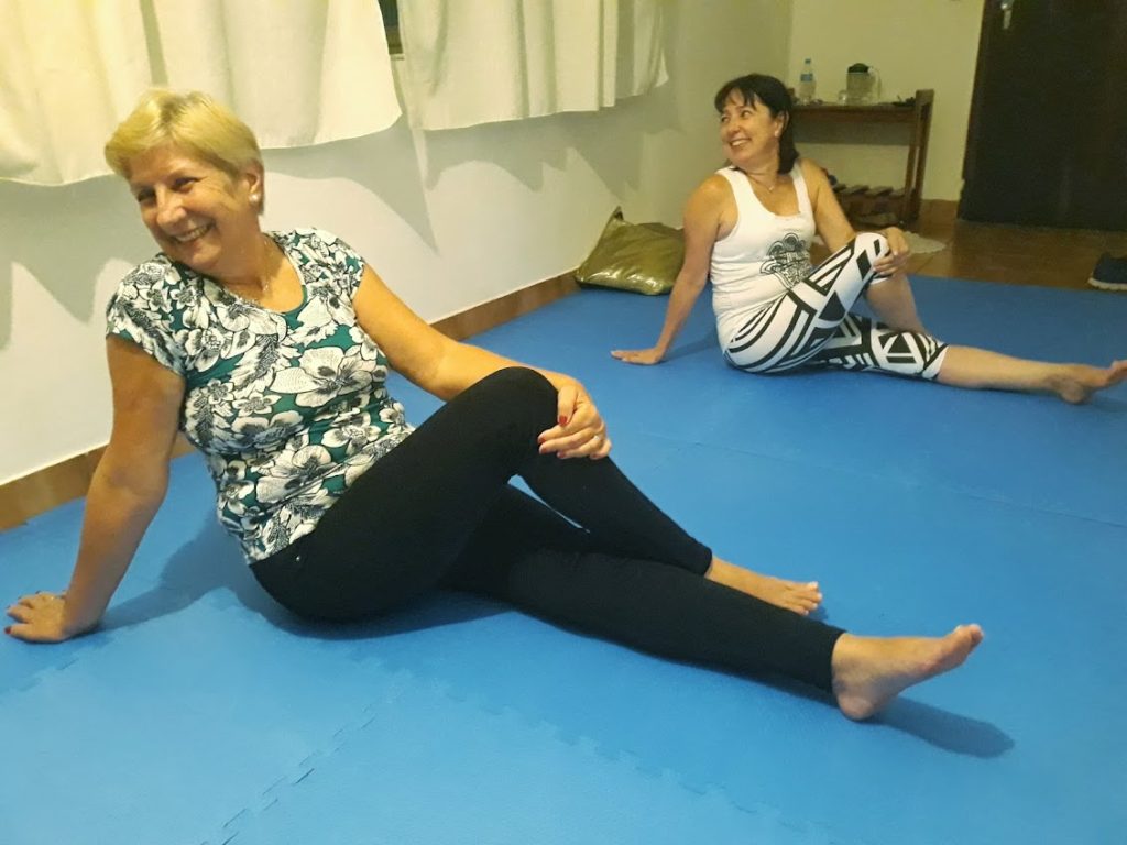 Aula de Yoga no Espaço Gitá